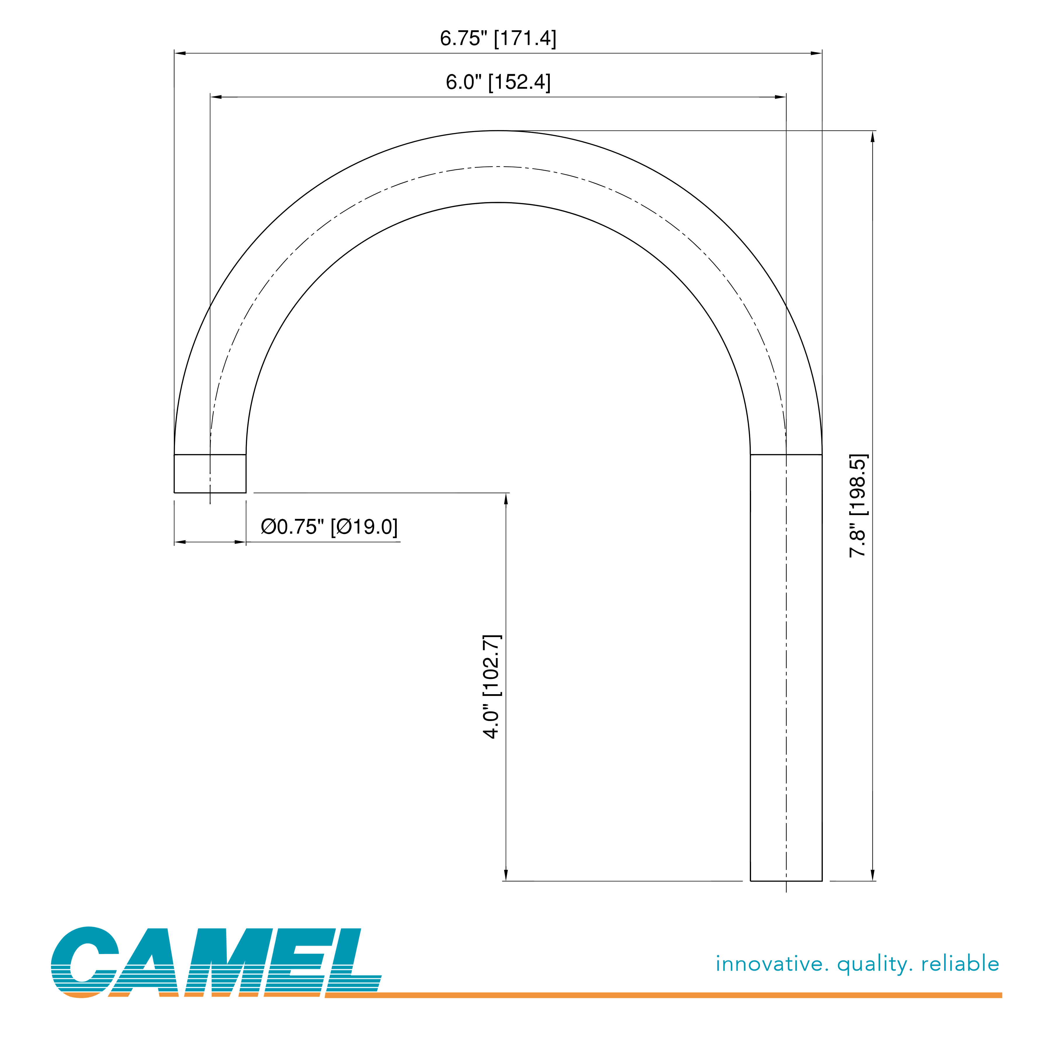 8" WIDESPREAD LAVATORY FAUCET , HIGH SPOUT, 201 SERIES