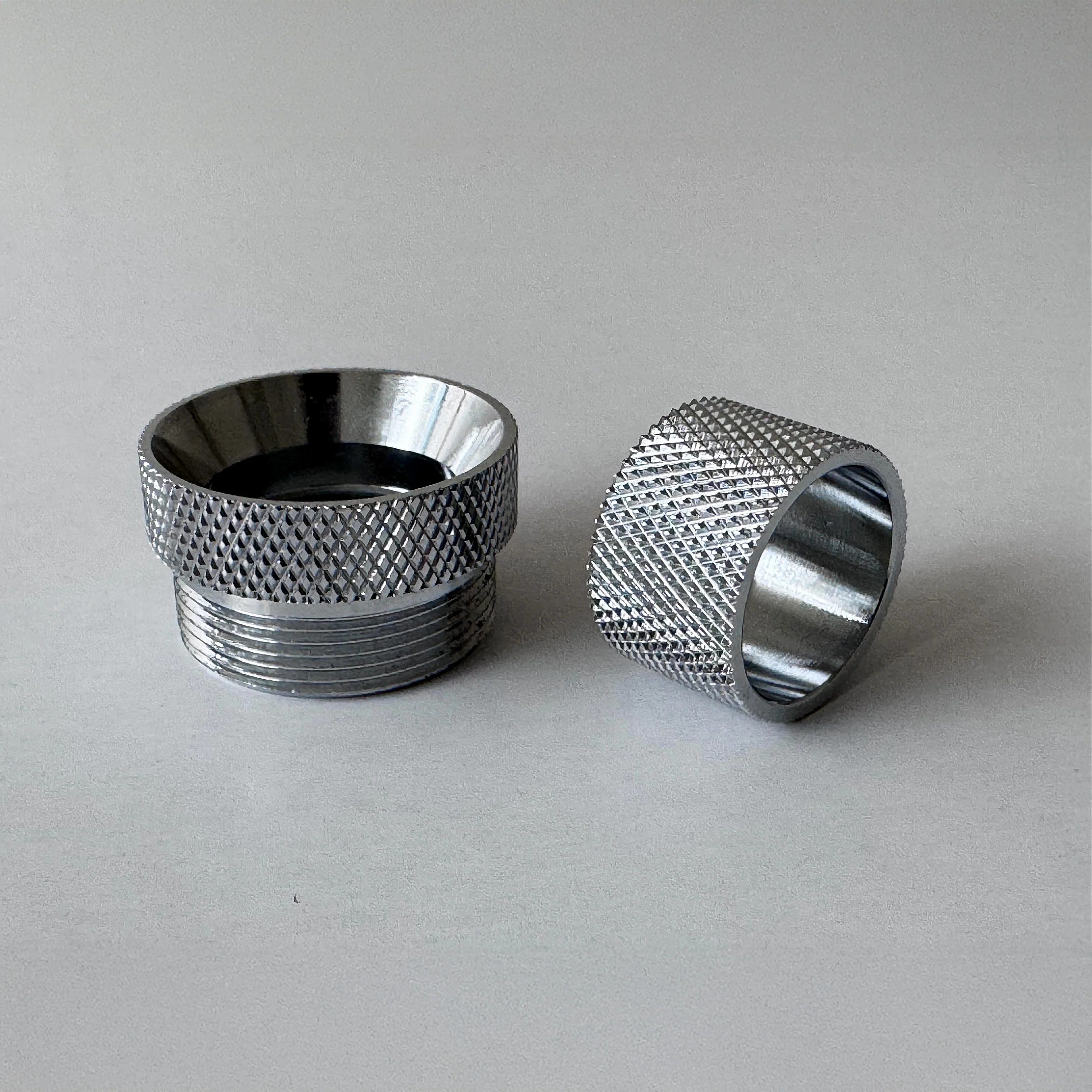 Diamond and Cross Knurling